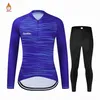 Herren Trainingsanzüge Damen Radtrikot 2023 Team Damen Rennrad WinterbekleidungBib Hosen Ropa Ciclismo Thermal FeceH2421