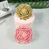 Bakning mögel blom rose blomma 3d silikon mögel handgjorda bröllop diy tårta dekorera verktyg cupcake gelé ljus dekoration hantverk