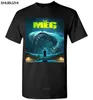 Men's T Shirts Megalodon Shark The Meg Funny T-Shirt M 23XXL Cool Casual Pride Shirt Men Fashion Tshirt Loose Size Top Sbz8414