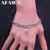 Lien Bracelets Amour Coeur Aimant S'attirer Les Uns Les Autres Pendentif Bracelet Magnétique Couple Pour Femmes Hommes Saint Valentin Cadeau Bijoux BSGS01