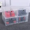 CLEAR 1-12PCS SKO LOX SET FOLLABLAGE STORAGE PLASTIC PRANSPARENT DOOR HOME GLANDRUMGERING FALL HALP STACK POSITY 240130