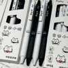 4pcs Cute Pens Lucky Kitten Pen Black Ink Kawaii Ballpoint Aesthetic Stationery School Supplies Set Back To