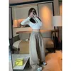 Deeptown Vintage Wide Leg Pants Women Casual Oversize Jogging Black Sweatpants Gyaru Hip Hop Street Fashion Embroidery Trousers 240201