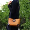 Schoudertassen nieuwe Tai versie van te andmade strozak stijl retro fasion raan gras Soulder vrouwen beac CrossbodyH2421