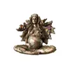 Dekorative Figuren 2024 Mutter Erde Statue Gaia Fee mit Schmetterling Buddha Figur Göttin Heilung Chakra Meditation