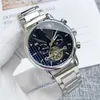 2021 Mens Hundred and Five Needle Automatic Mechanical Large Flywheel Steel Band WatchThe real thing has a logoGenuine products have logos