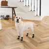 Vestuário para cães meias antiderrapantes para gatos ajustáveis protegem as patas do animal de estimação e pisos internos adequados para cães pequenos ou grandes