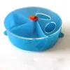 Inne zaopatrzenie ptaków Parrot Nibling Toy Wheel Foreager Interactive Compartmentate Box Fidget Toys Pack Ivcil Hayvan Papagan Vogel Spelgoed