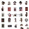 Naklejki samochodowe 50pcs/lot horrory Michael Myers piątek 13. naklejka Freddy Krueger Iti Kids Toy Shate Board Laptop Lage Dheib