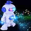 Kindermuziek Robotspeelgoed Roterende dans met LED-licht Elektronisch lopen Interactief speelgoed voor jongens Meisjes Baby Verjaardag Kerstcadeau