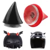 Motorhelmen 2 STUKS Helm Leuke Hoek Rubber Hoorn Decoratie Motocross Volledige Gezicht Off Road Moto Auto Accessoires