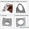 Acessórios para charutos Atacado Cigar Scissors Cutter Lighter Supplies Pinças redondas Caixa de presente Conjunto de ferramentas de cigarro Amostras por Express Drop Del Dhejk