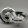 LED Down Lamp varm kall vit belysning Dimble AR111 Embedded Cob LED Spotlight 12W GU10 Takljus ES111 AC85-265V DC12V242M