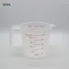 Measuring Tools 250/500/600/1000ML Plastic Transparent Cup Jug Pour Spout Surface Kitchen Tool Graduated Baking Supplies