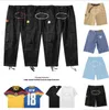 Cargo-Shorts, Hosen für Herren, Pantalon, Cargos, Designer-Hose, Streetwear, Hip-Hop, bedruckte Hose, Militär, Retro, mehrere Taschen, gerade, lockere Paar-Hose