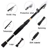 Sougayilang Telescopic Fishing Rod Ultralight Weight Spinning Fingion Rod Carbon Fiber Material 1824M釣りロッドタックル240127