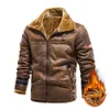 Winter Herren Designer Plüsch Leder Kleidung Kunstpelz One Loose Large Wildleder Mantel YKA3