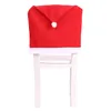 Cadeira cobre Red Hat Dining Slipcovers Christmas Back Kitchen para decoração de festival