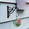 Hooks Hanging Bracket Hanger Wall Bird Flower Garden Pot Basket Planter Lantern Metal Feeder Chime Wind Mount Hook Decor