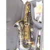 Merk Zwart YAS-82Z Altsaxofoon E Platte Vergulde Sleutel Professionele Muziekinstrumenten Sax Met Mondstuk Lederen Case en Accessoires Muziek