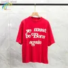 T-shirts hommes 2023 Imprimer Tag CPFM.XYZ T-shirt Hommes Femmes Mousse 3D Ye Must Be Born Again T-shirt Casual surdimensionné Tee-shirt rouge Q240201