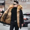 Herfst- en winterontwerper Fur Kwai Live-uitzending met goederenparka voor heren Dames 9XZV