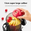 Espremedores Lento Espremedor de Imprensa Fria Extrator Filtro Livre Fácil Lavagem Máquina de Frutas Elétrica Grande Calibre Comercial