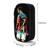 Large-capacity Pen Box Cristiano Ronaldo CR7 Merch Double Layer Case Women Make Up Bag Birthday Gift