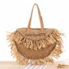 Umhängetaschen Boemian Runde Quaste Frauen Stroh Tasche Designer Spike Papier Raan Soulder Große Casual andbags Sommer Beac Woven GeldbörsenH2421