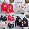 Famille correspondant tenues vêtements d'hiver pull chaud papa fils sweats à capuche mère fille vêtements livraison directe bébé enfants maternité Dhvag