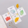 60st/Set 30 Sheets Fallen Leaves Notes Self-Stick Notes Schedet Self Lime Memo Pad Sticky Notes Bokmärke Planner Stickers 240122