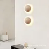 Lâmpada de parede led amarelo caverna pedra luz nordic quarto cabeceira atmosfera luminária casa decoração luzes 110v 220v creme