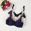 Bras Julexy 2024 Sexig ultratin transparent brassiere c d cup Big size Women Bh Solid Lace Hollow Out Soutien Gorge Underwear