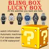 top bling box herenhorloges Lucky box lady horloges Willekeurige zak Surprise Blind Box Lucky Bag Gift Pack montre de luxe automatische wa2681