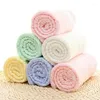 Blankets 6 Layers Cotton Baby Receiving Blanket Infant Kids Sleeping Quilt Bed Cover Muslin A2UB