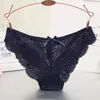 Women's Panties Lace Sexy Floral See-through Cutout Ruffled Bow Design Plus Size M-XXL