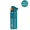 Bottiglie d'acqua 750ml/1000ml/1600ml Bottiglia in materiale Tritan con cannuccia Eco-Friendly Durevole Palestra Fitness Sport all'aria aperta Shaker Drink