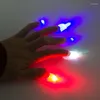 Décoration de fête Magique Super Électronique LED Lumière Clignotant Doigts Astuce Accessoires Enfants Incroyable Glow Jouets Enfants Lumineux Décor Cadeaux