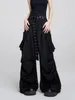 Pantaloni da donna Nero Gotico Cargo Estate Baggy Moda Oversize Vintage Y2k Pantaloni Femminili Hip Hop Jogging Streetwear 2024