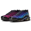 2024 TN PLUS TERRASCAPE Män Kvinnor Runningskor TNS 25 -årsjubileum Triple Black Clean White Pink Hyper Blue Unity Mens Womens Trainers Sport Sneakers