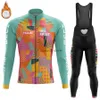 メンズトラックスーツ2024 New Huub Winter Fece Pro Cycling Jersey Set Mountian Bicyc Clothes Wear Ropa Ciclismo Racing Bike Clothingh2421