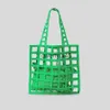 Shoulder Bags Casual ollow Large Capacity Tote Bag andmade Woven Women Soulder Summer Beac Big andbag Candy Color Bali Female PursesH2421