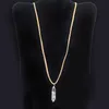 Chokers Chakra Necklace Clear Quartz Crystal Necklace Clear Quartz Point Clear Quartz Stone Necklace YQ240201