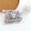 Hair Accessories 100Pcs/Bag Tie Kids Colorful Cute Children's Baby Rubber Band Does Not Hurt Small Chirp Thumb High Elastic Rope