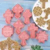 Baking Tools 8pcs Communion Baptism Confirmation Cookie Cutter Set Holy Cross Fancy Fondant Stamp Cupcake Topper Cake Decorating