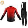 Мужские спортивные костюмы Зимние комплекты для велоспорта Maillot Ropa Ciclismo 2024 Новые мужские длинные трикотажные изделия Seves Комплект спортивной одежды для горного велосипеда Keep WarmH2421