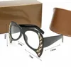 نظارة شمسية مصممة العلامة التجارية نظارات في الهواء الطلق الظلال PC Farme Fashion Classic Ladies Luxury Mirrors for Women 565