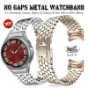 Quick Fit Metal Band for Samsung Galaxy Watch4 5 6 44mm 40mm No Gaps 43 47 45mm Stainless Steel Strap