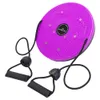 Disco per fitness aerobico con corda da tiro Bordo per allenamento in vita Strumento multifunzione per esercizi aerobici per la perdita di peso 240125