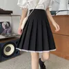 Saias saias plissadas mulheres cintura alta verão na altura do joelho estilo preppy harajuku y2k venda quente rua escola cosplay casual feminino faldas yq240201